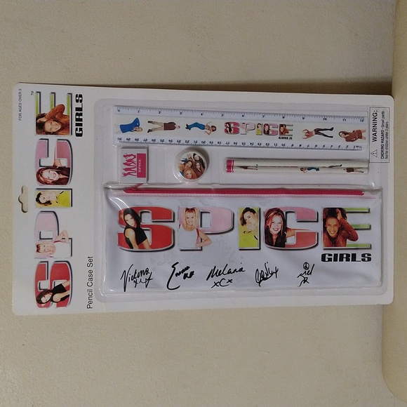 Spice Girls Ltd. Other - Vintage 1997 Spice Girls Pencil Case Set Factory Sealed